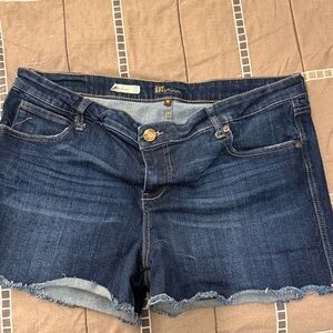 Kut from the Kloth Dark Blue Jean Shorts